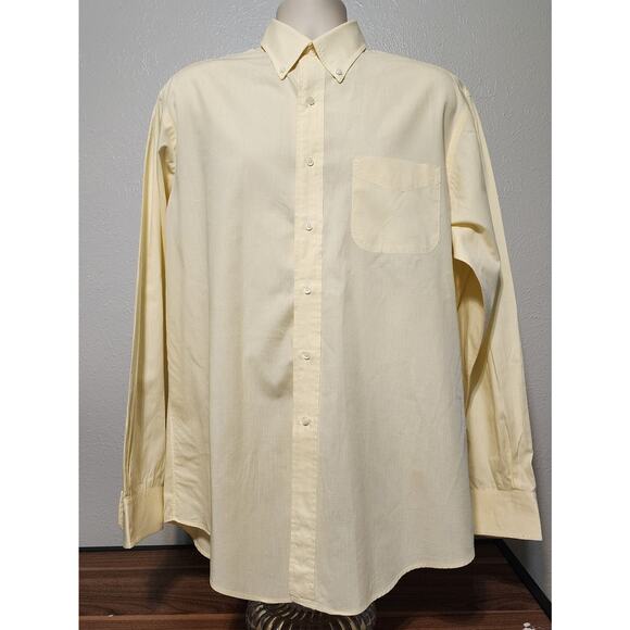 Brooks Brothers 1818 Long Sleeve Button-down Dress Shirt Size 16.5 35 Cotton - Picture 1 of 6